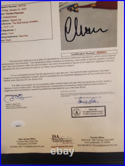 Disney Roger Rabbit production cel Autograph Original Voice Charles Fleischer