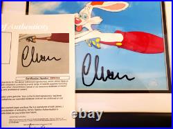 Disney Roger Rabbit production cel Autograph Original Voice Charles Fleischer