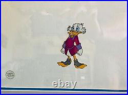 Disney Scrooge McDuck Production Cel from Sport Goofy (1987)