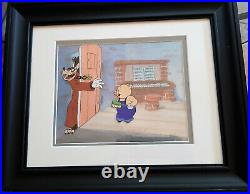Disney Silly Symphonies 1933 Three Little Pigs Practical Pig Production Cel