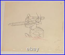 Disney Silly Symphonies Woodland Cafe 1937 Production cel Drawing Orchestra (B)