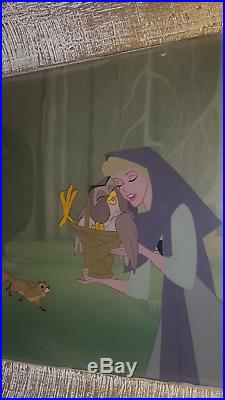 Disney Sleeping Beauty Aurora Original Production Cel Animation