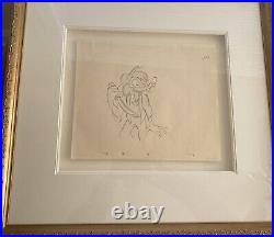 Disney Song of the South Br'er Fox Production Drawing cel original rare signed