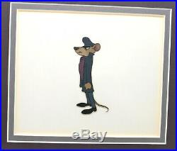 Disney Studios The Great Mouse Detective 1986 Hand Painted Production Cel BASIL