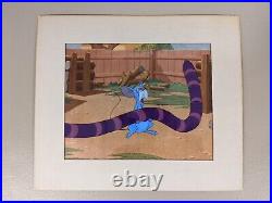 Disney Sword In The Stone Mouse Merlin & Snake Madam Mim Original Production Cel