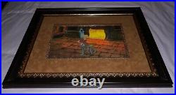 Disney Sword in the Stone Original Production Cel of Wart 1963 Lithgraph BG
