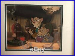 Disney THE GREAT MOUSE DETECTIVE Basil Original Production Animation Cel 1986