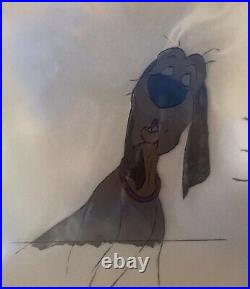 Disney The Aristocats Original Production Cel Of Lafayette The Farm Dog