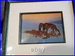 Disney The Fox and the Hound Production Cel Art with COA Cooper & Tod Appraised