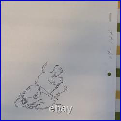 Disney The Lion King Timon & Pumbaa Production Cel & Drawing Setup Unframed