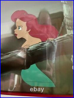 Disney The Little Mermaid 1989 Production Cel Just Framed Excellent L@@k