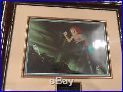 Disney The Little Mermaid Original Authentic Production Cel Screen Used 1989 Coa
