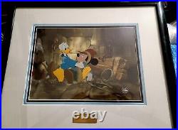 Disney The Prince And Pauper Hand Painted Animation Production Cel Donald Mickey