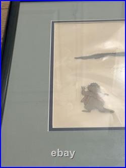 Disney The Rescuers 1977 Original Production Cel Rufus Orville Bernard Bianca