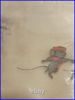 Disney The Rescuers 1977 Original Production Cel Rufus Orville Bernard Bianca