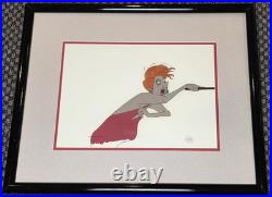 Disney The Rescuers Production Cel Of Madame Medusa From 1977 Film With Seal Coa