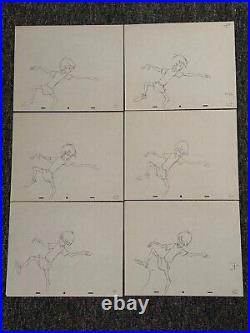 Disney The Sword In The Stone Wart Original Production Drawings Lot of 6