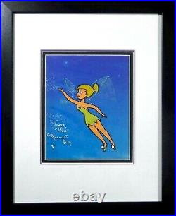 Disney Tinker Bell 1950s original Production cel ART CORNER cel SIGNED New