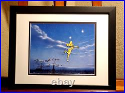 Disney Tinker Bell cel 1950s original Production cel ART CORNER SIGNED Frame
