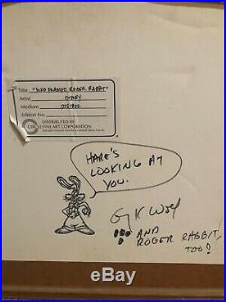 Disney Who Framed Roger Rabbit Original Production Cel Animation Art
