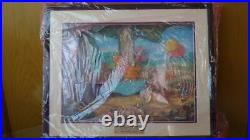 Disney Winnie Pooh Eeyore Production Animation Cel RARE from JAPAN for
