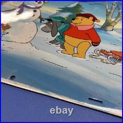 Disney Winnie The Pooh And Roo Original Production Cel And Background 1970s WOW