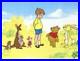 Disney Winnie The Pooh, Piglet, Rabbit, Christopher, Kanga, Roo+ Original Model Cel