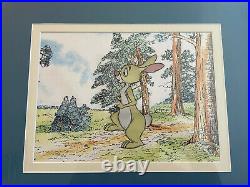 Disney Winnie The Pooh Rabbit Production Animation Cel 1983