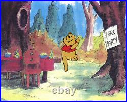 Disney Winnie the Pooh Original Production Cel Party Time