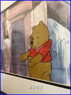 Disney Winnie the Pooh Original Production. Cel Pooh Wants a Hug 1 / 10