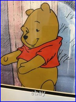Disney Winnie the Pooh Original Production. Cel Pooh Wants a Hug 1 / 10