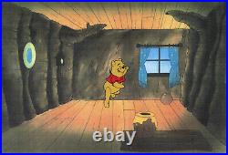 Disney Winnie the Pooh Original Production Cel with Honey