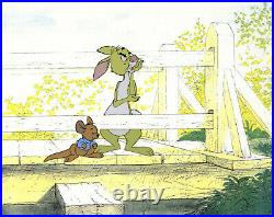 Disney Winnie the Pooh- Rabbit and Roo Original Production Cel