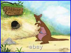 Disney Winnie the Pooh and the Honey Tree-Original Production Cel-Kanga+Roo