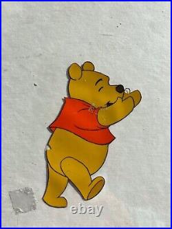 Disney Winnie the Pooh art animation Original production cel (Has Some Damage)