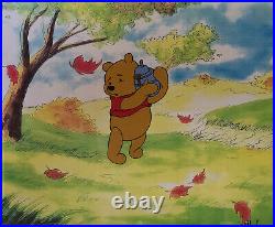 Disney Winnie the Pooh with Honey Pot Original Production Cel