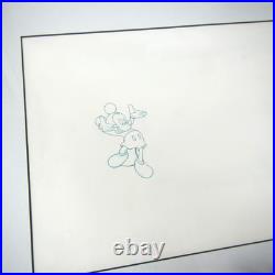 Disney World Parks Mickey Mouse Original Production Drawing Framed