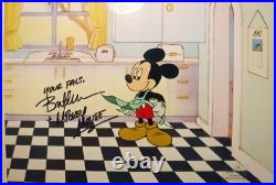 Disney cel Mickey Mouse Works original Production 1999 Signed voice Bret Iwan