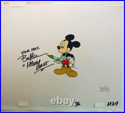 Disney cel Mickey Mouse Works original Production 1999 Signed voice Bret Iwan