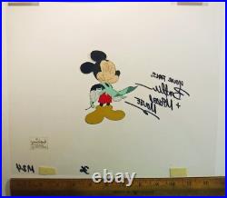 Disney cel Mickey Mouse Works original Production 1999 Signed voice Bret Iwan