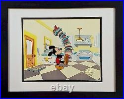 Disney cel Mickey Mouse Works original Production c1999 New Frame Disney CoA