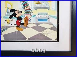 Disney cel Mickey Mouse Works original Production c1999 New Frame Disney CoA