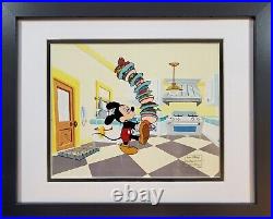 Disney cel Mickey Mouse Works original Production c1999 New Frame Disney CoA