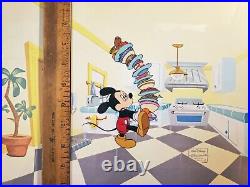 Disney cel Mickey Mouse Works original Production c1999 New Frame Disney CoA