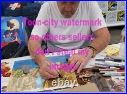 Disney cel Tigger hand paint production signed Jim Cummings New Frame