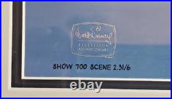 Disney cel Tigger hand paint production signed Jim Cummings New Frame