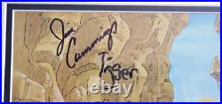 Disney cel Tigger hand paint production signed Jim Cummings New Frame
