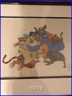 Disney's Aladdin Limited Edition Group Cel