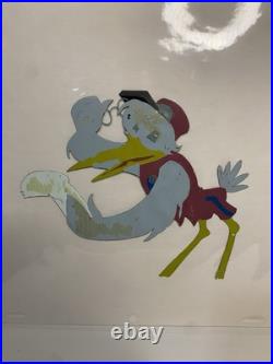 Disney's DUMBO & Lambert, The Sheepish Lion Original Production Cel Mr. Stork