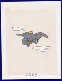 Disney's Dumbo Painted / Drawn Cel Secured to Foam board